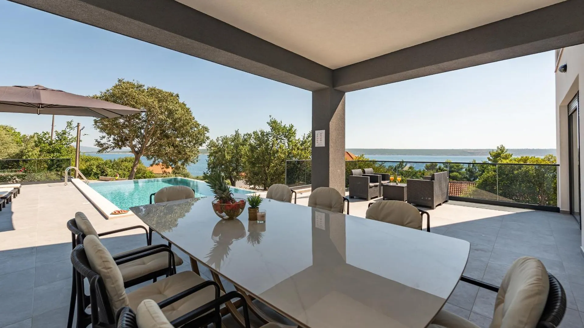 Seaview Villa A'More With Heated Pool Maslenica