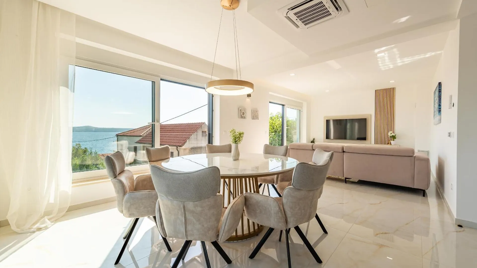 Seaview Villa A'More With Heated Pool Maslenica