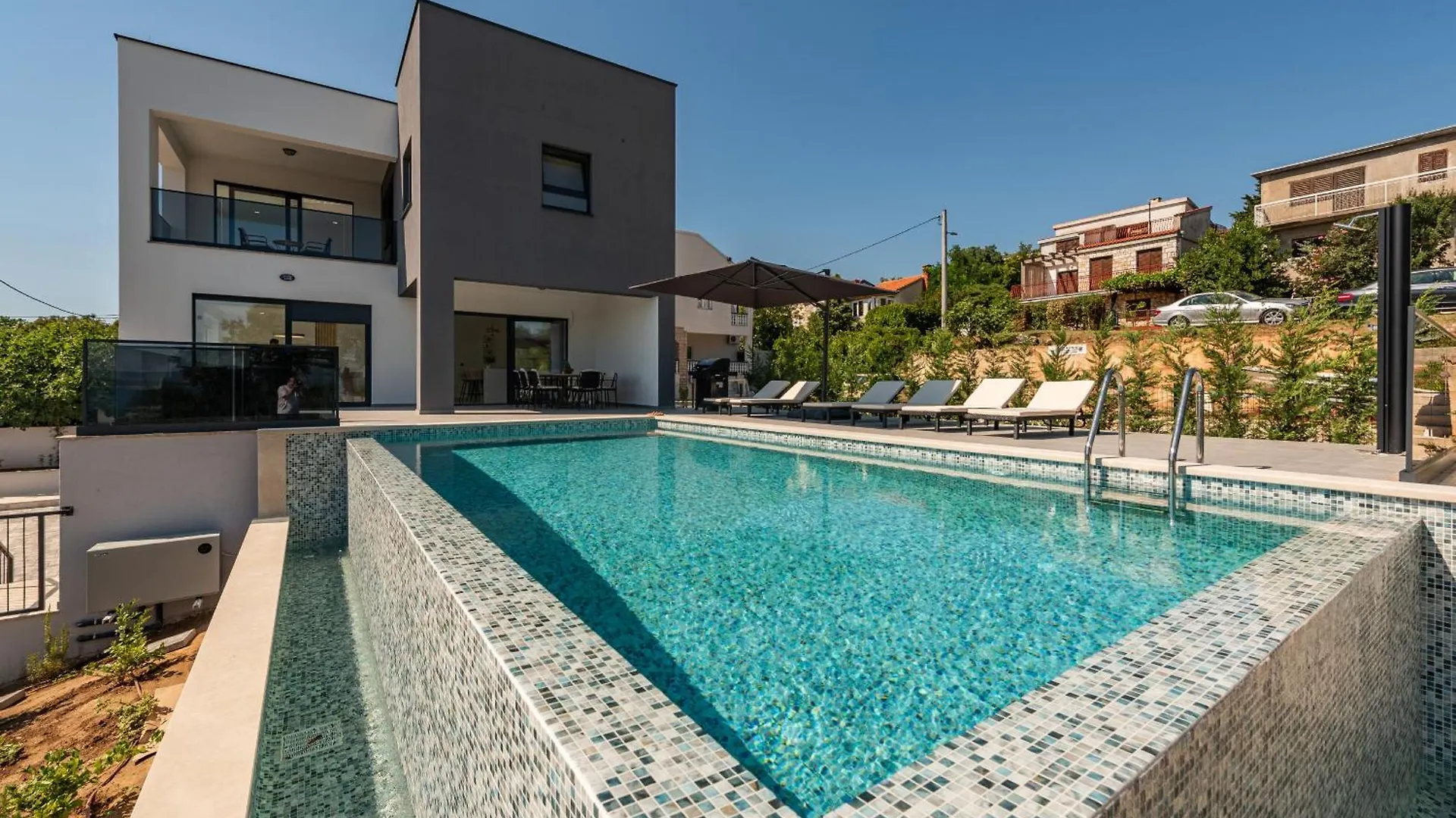Seaview Villa A'More With Heated Pool Maslenica