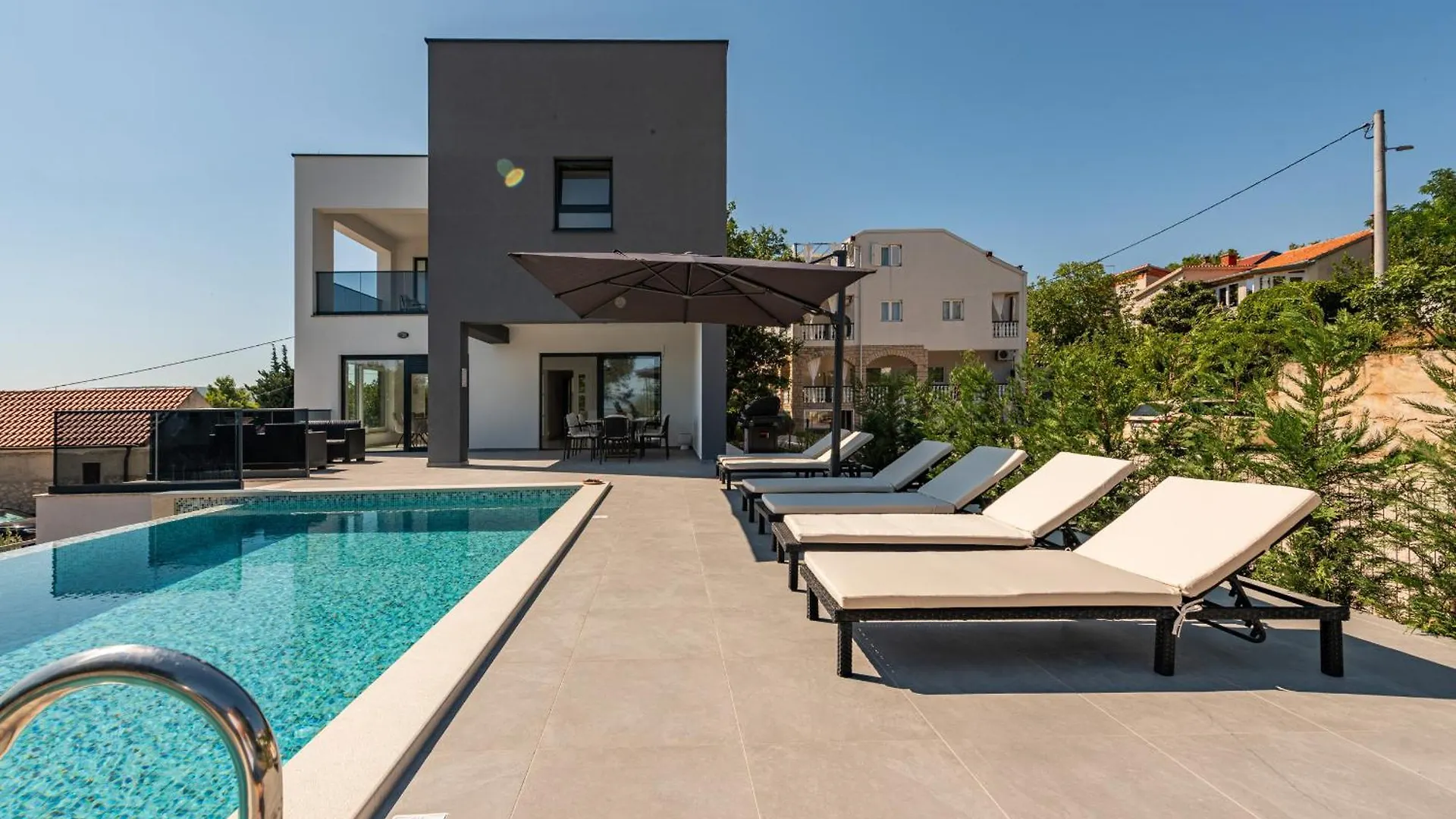 Seaview Villa A'More With Heated Pool Maslenica 0*,