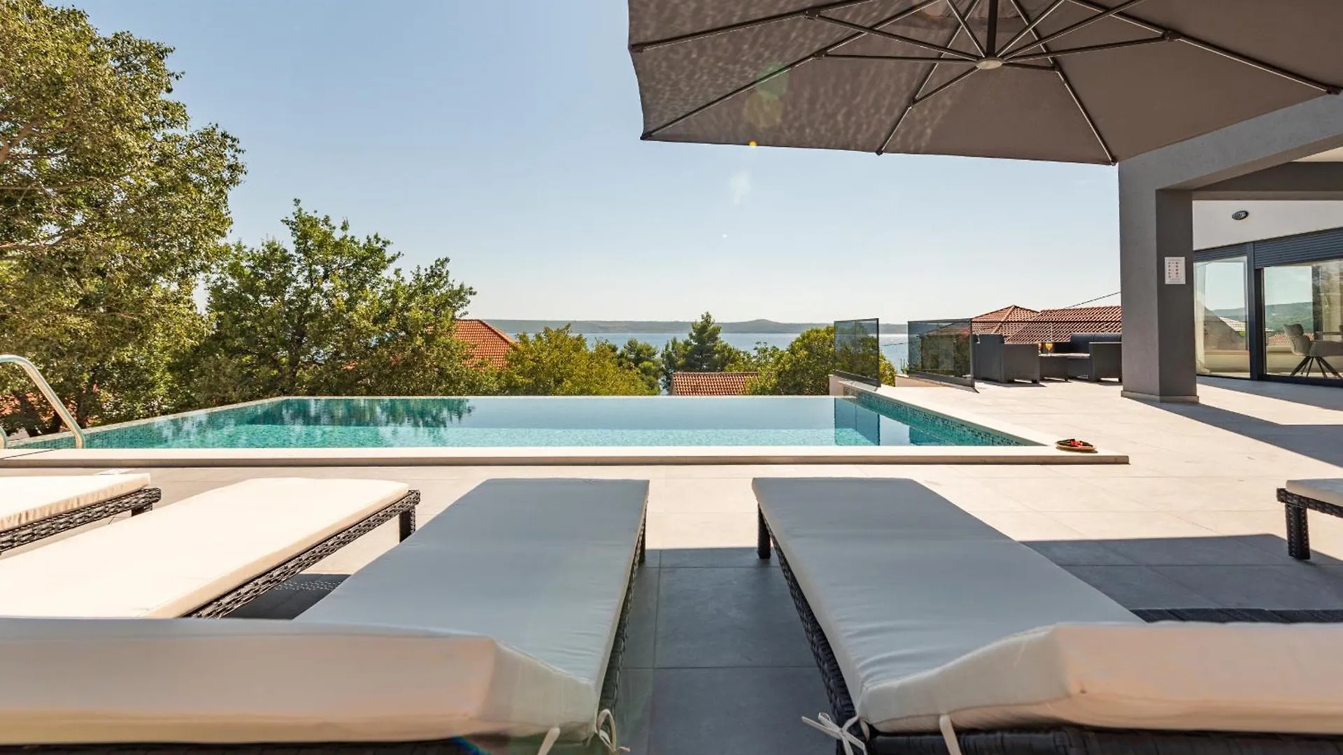 Seaview Villa A'More With Heated Pool Maslenica Croatia